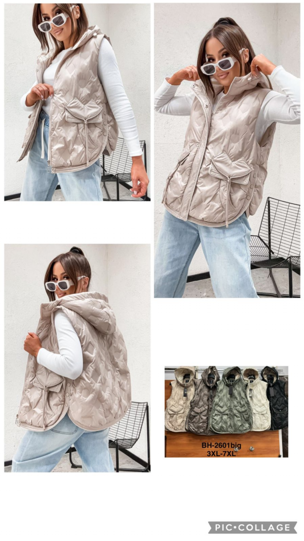 Kamizelki damkie Roz 3XL-7XL, 1 Kolor Paczka 5 szt